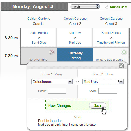 Customize Your Own Sports League Website