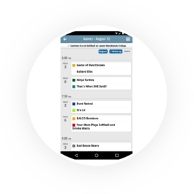 Registration line graph