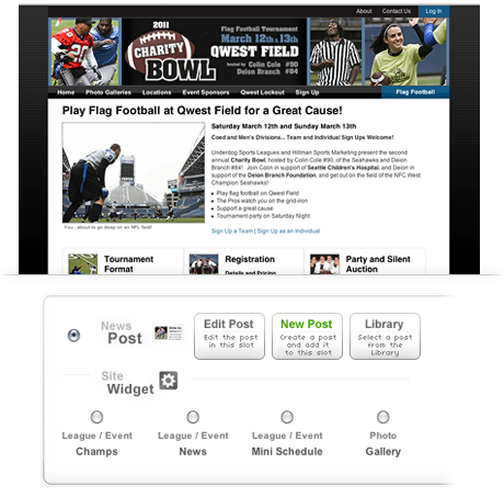 Your logos, colors, and photos
