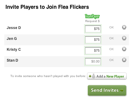 TeamPayer helps teams share the fee